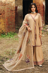 3-PC Embroidered Raw-Silk Suit CMA-5-082